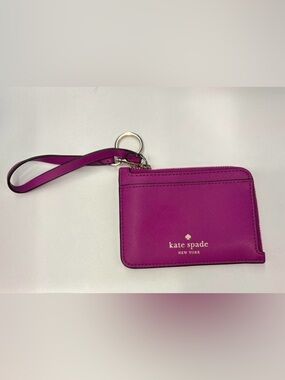 kate spade Magenta Wristlet Card Case with Strap